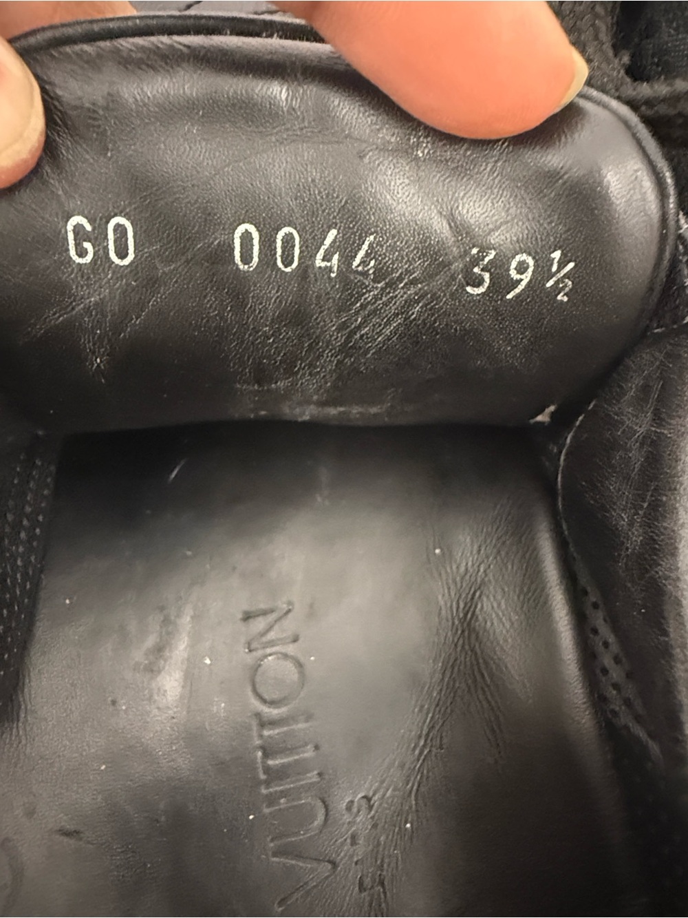 Louis Vuitton Men’s Black Monogram Low-Profile Sneakers - Picture 8 of 9